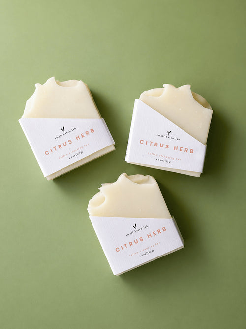 Citrus Herb Tallow Cleansing Bar